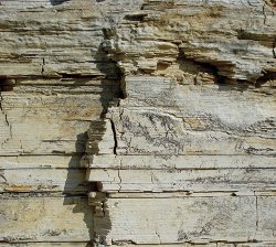 Schichten im Plattenkalk